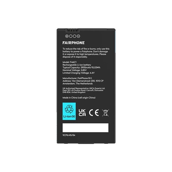 Fairphone FP4 Battery v1 Li-I 3905 Mah