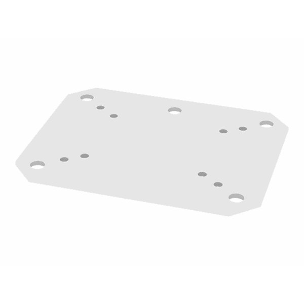 Fixed Floor Plate for 2250/2500-series - small (bolt down)