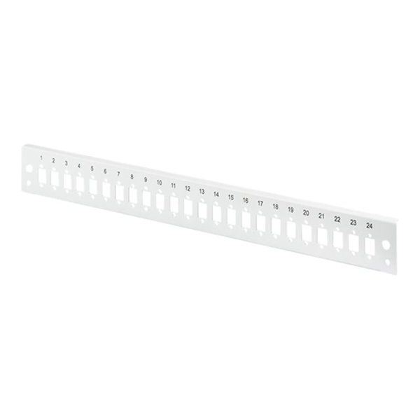 FO front panel, 1U, quick lock, 24x LC D