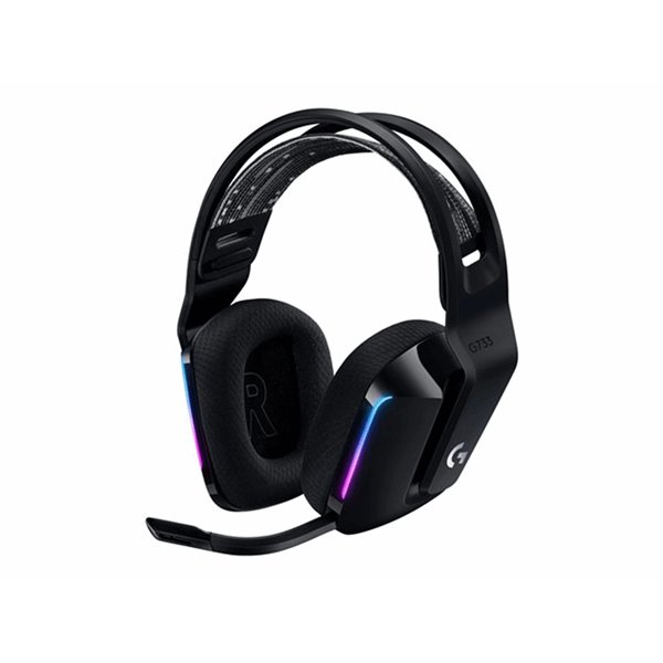 G733 LIGHTSPEED Wireless RGB Gaming Headset - BLACK - EMEA