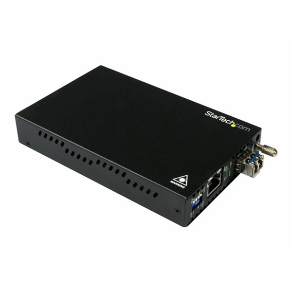 GbE Fiber Media Converter - SM LC 10 km