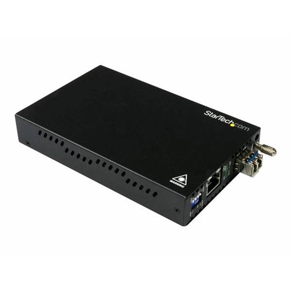 GbE Fiber Media Converter - SM LC 10 km