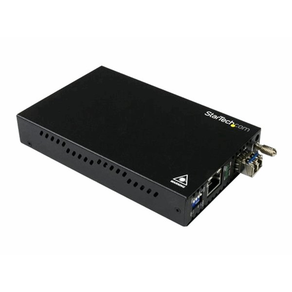 GbE Fiber Media Converter - SM LC 20 km