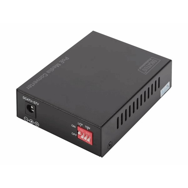 GIGABIT POE MEDIA CONVERTER SFP 10/1