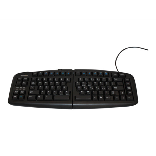 Goldtouch Adj Keyboard Black USB/PS2/FR
