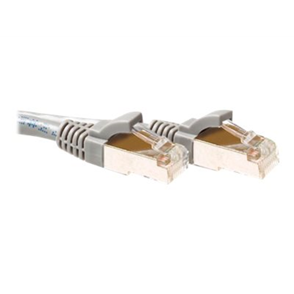 Grijze 1.5 meter SFTP CAT6A patchkabel snagless met RJ45 connectoren - PolyBag Grijze 1.5 meter SFTP CAT6A patchkabel snagless met RJ45 connectoren - PolyBag