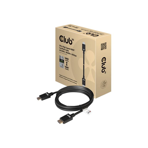 HDMI 2.1 MALE TO HDMI 2.1 MALE ULTRA HIGH SPEED 10K 120Hz  3m/ 9.84ft