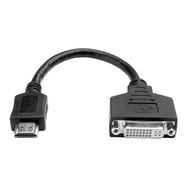 HDMI to DVI Adapter Video Converter HDMI-M to DVI-D F 8-in. 20.32 cm