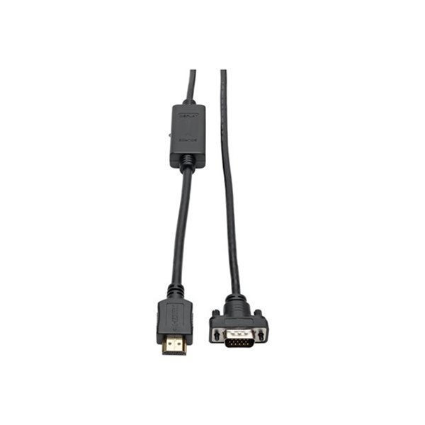 HDMI to VGA Active Adapter Cable HDMI to Low-Profile HD15 M M 10 ft. 3.1 m