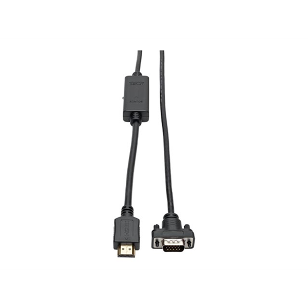 HDMI to VGA Active Adapter Cable HDMI to Low-Profile HD15 M M 6 ft. 1.8 m