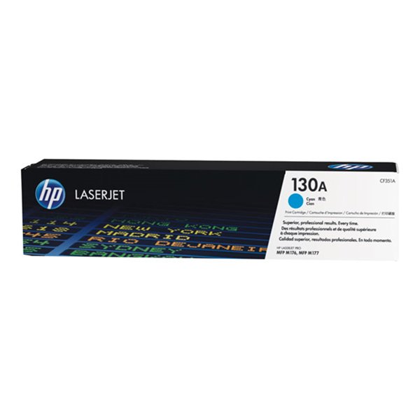 HP 130A original tonercartridge cyan standard omdoos 27