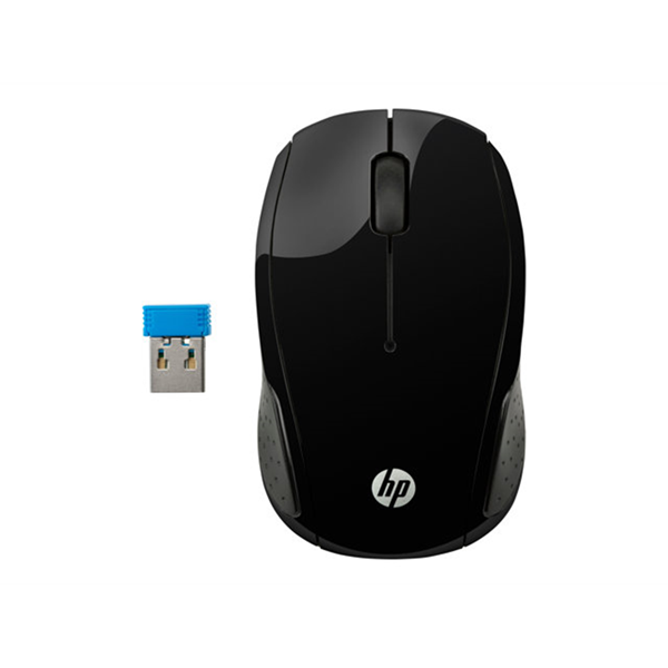 HP 200 Black Wireless Mouse Europe - English localization