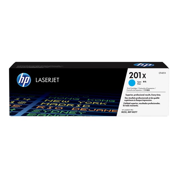 HP 201X Toner cartridge cyaan 2.300 paginas hoge capaciteit