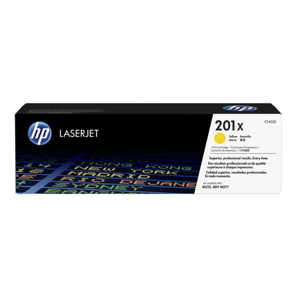 HP 201X Toner cartridge geel 2.300 paginas hoge capaciteit