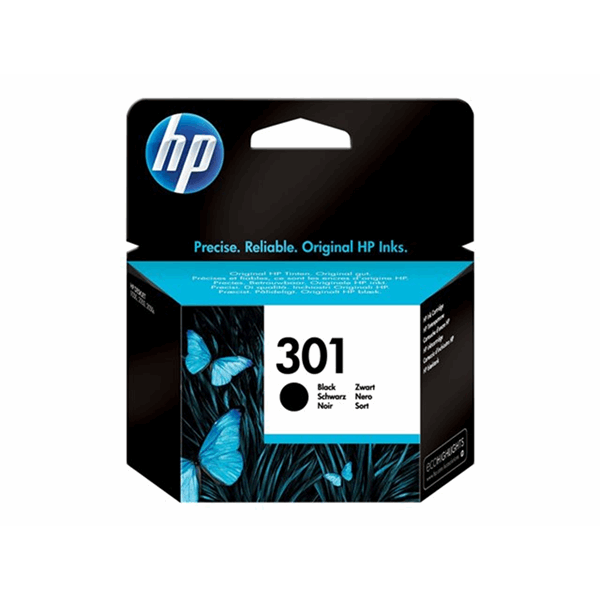 HP 301 BLACK ORIGINAL INK EN/PL/HU/CZ/SL