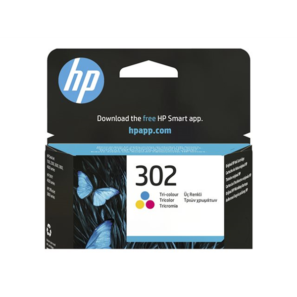 HP 302 TRI-COLOR ORIGINAL INK EN/PL/HU/C