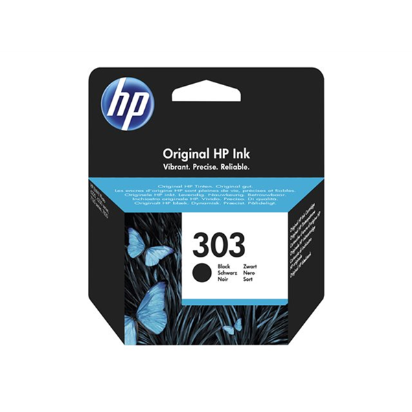 HP 303 BLACK ORIGINAL INK EN/RU/FR/PL/CZ