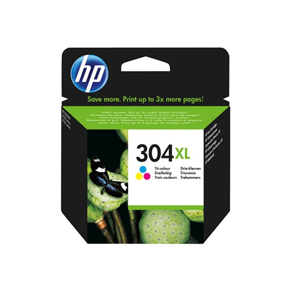 HP 304XL Inkt Cartridge Driekleuren HP 304XL Inkt Cartridge Driekleuren