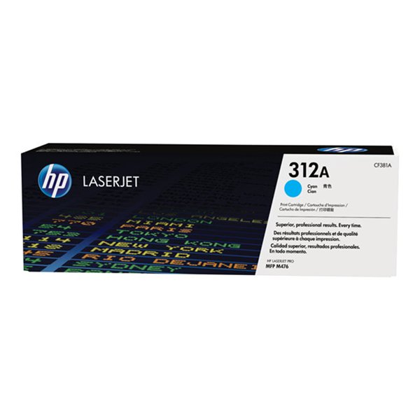 HP 312A originele toner cartridge cyaanstandard capacity 2.700 sheets 1-pack