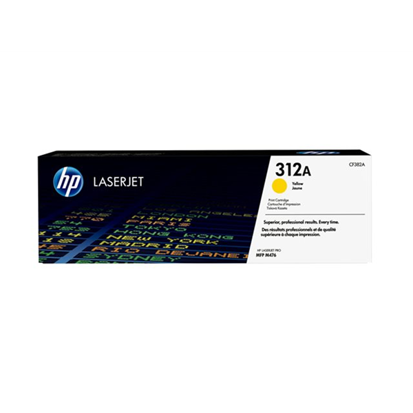 HP 312A originele toner cartridge geel standard capacity 2700 sheets 1-pack