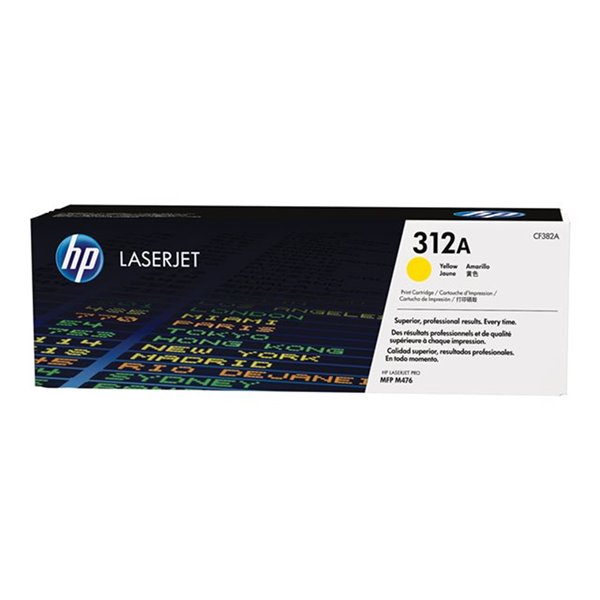HP 312A originele toner cartridge geel standard capacity 2700 sheets 1-pack