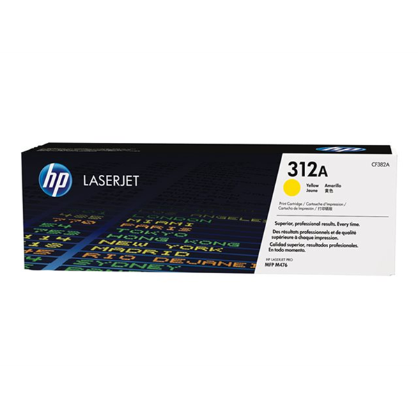 HP 312A originele toner cartridge geel standard capacity 2700 sheets 1-pack