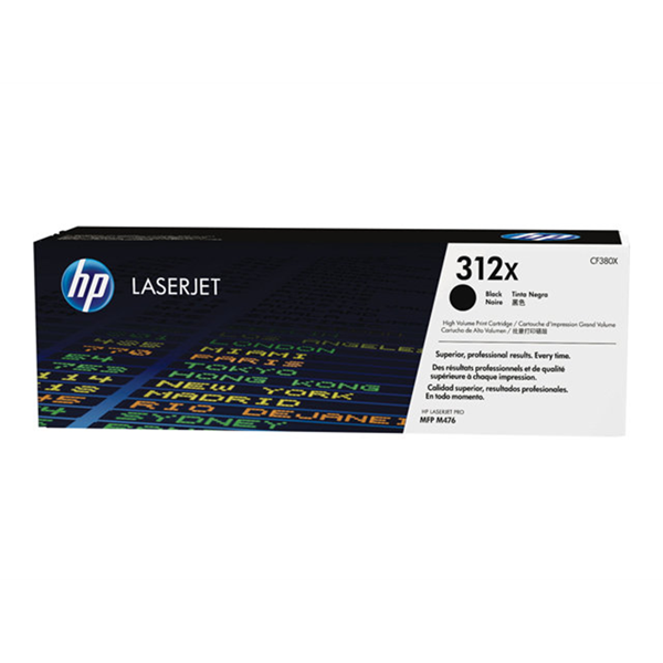 HP 312X originele toner cartridge zwarthigh capacity 4.400 sheets 1-pack