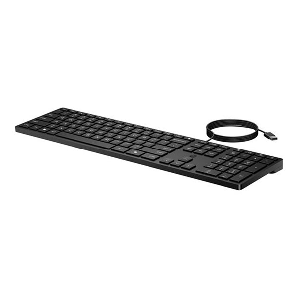 HP 320K WD KBD EMEA-INTL English Loc-Euro plug