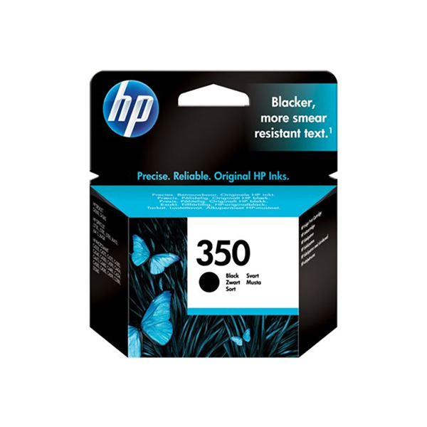 HP 350 BLACK ORIGINAL INK EN/PL/HU/CZ/SL