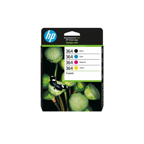 HP 364 Ink Cart CMYK Combo 4-Pack