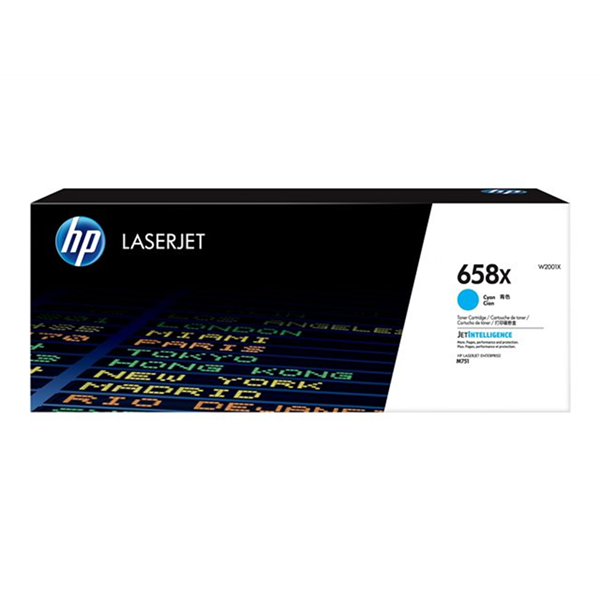 HP 658X Cyan LaserJet Toner Cr
