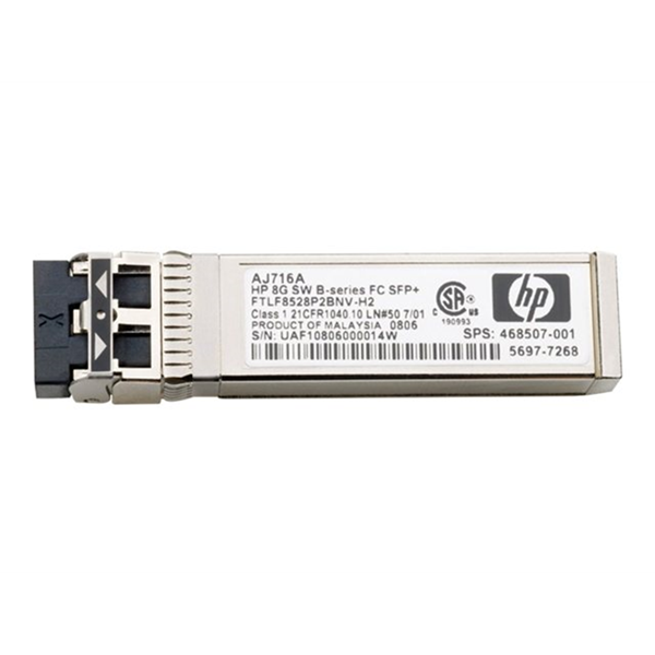 HP 8Gb Long Wave B-series 10km Fibre Channel 1 Pack SFP+ Transceiver