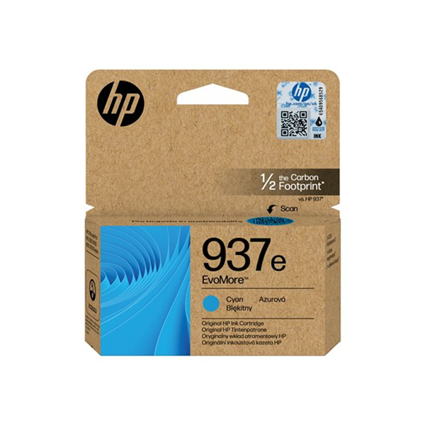 HP 937e EvoMore Cyan EN/FR/IT/PT/ES Ink HP 937e EvoMore Cyan EN/FR/IT/PT/ES Ink