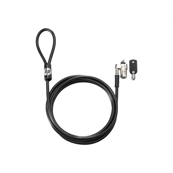 HP Keyed Cable Lock 10mm - Voorwaarden:minimum van 25 stuks 8 weken leadtime en eindgebruiker moet bekend zijn