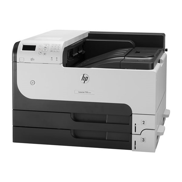 HP LaserJet Enterprise M712dn 40ppm Single function A3 2x250 inp 500outp HP Auto-On/Auto-Off Gigabit