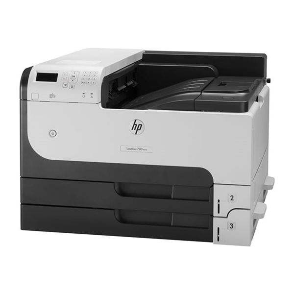 HP LaserJet Enterprise M712dn 40ppm Single function A3 2x250 inp 500outp HP Auto-On/Auto-Off Gigabit