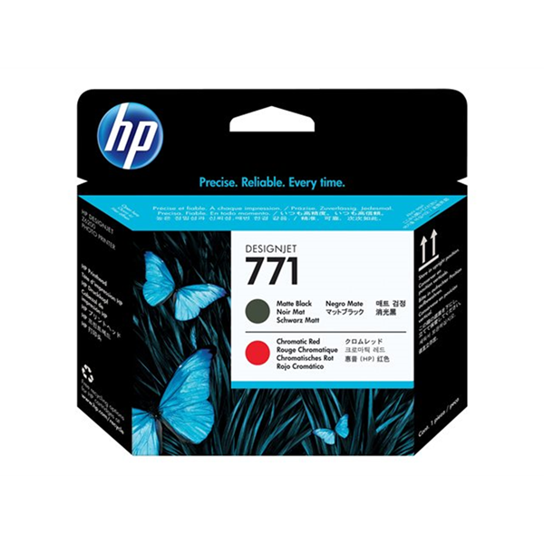 HP No 771 Matte Black/Chr Red Print Head
