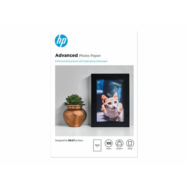 HP Paper Photo/Adv Glossy 10x15 bdl 100s