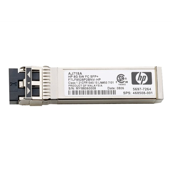 HP StorageWorks 8GB Short Wave Fibre Channel SFP+ 1 Pack