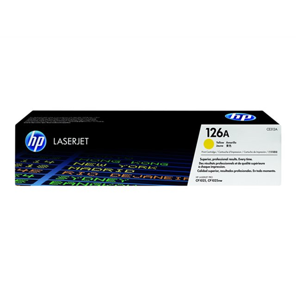 HP Toner/126A Yellow LaserJet Print Cart