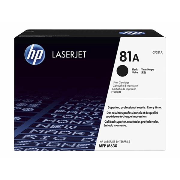 HP Toner/81A Black LaserJet TonerCart