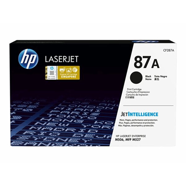 HP Toner/87A Black LaserJet Cartridge