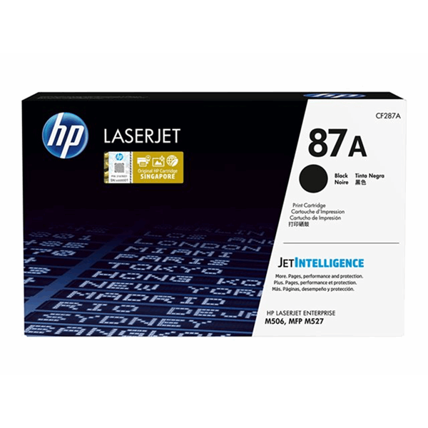 HP Toner/87A Black LaserJet Cartridge