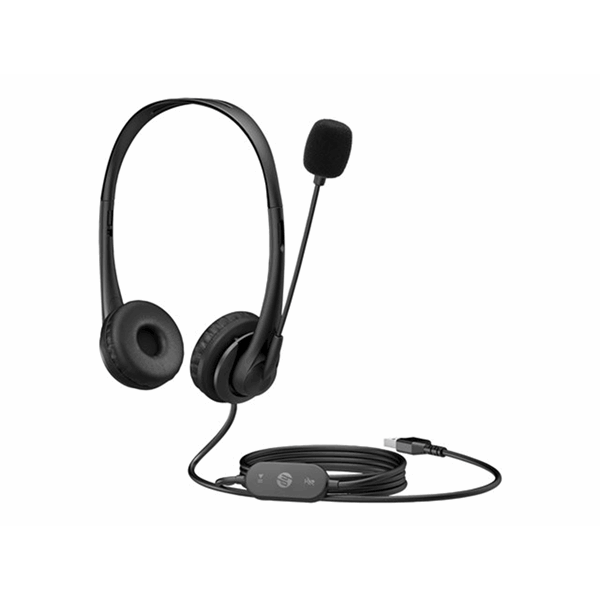 HP Wired USB-A Stereo Headset EURO HP Wired USB-A Stereo Headset EURO