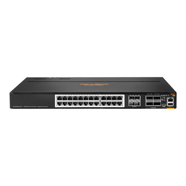 HPE Aruba Networking CX 8100 24x10G Base-T 4x10G SFP+ 4x40/100G QSFP28 Switch HPE Aruba Networking CX 8100 24x10G Base-T 4x10G SFP+ 4x40/100G QSFP28 Switch
