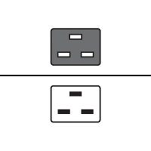 HPE C19/C20 WW 16A 2m Blk Lckng PC