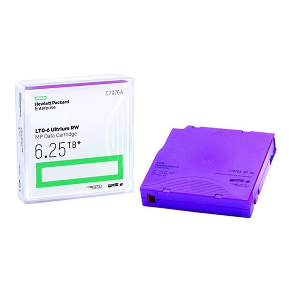 HPE LTO-6 6.25TB Non Custom Label 20Pk