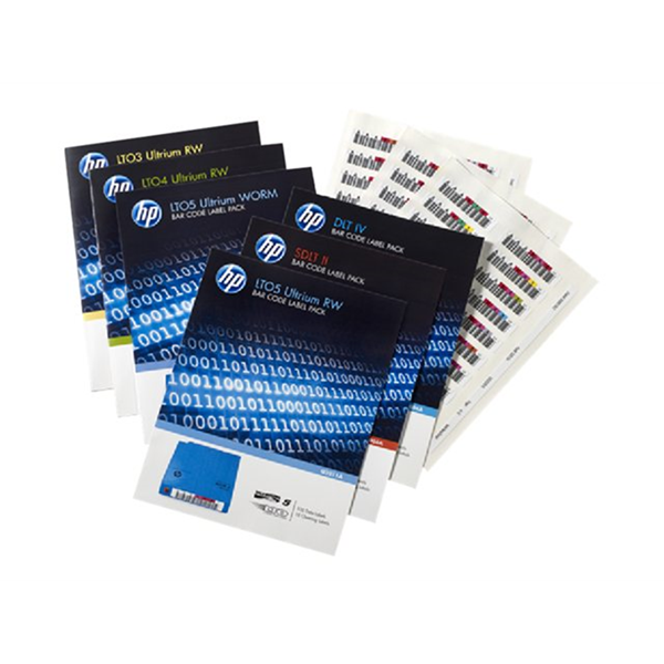HPE LTO-6 Ultrium RW Bar Code Label Pack