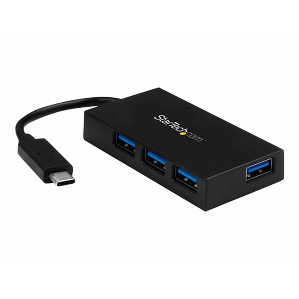 Hub USB C 4 Port - C to A - Power Adapt