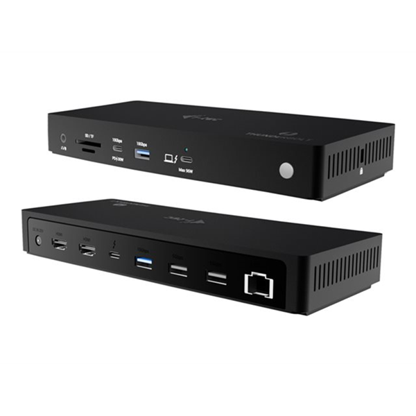 i-Tec - dockingstation - USB-C / USB4 / Thunderbolt 3 / Thunderbolt 4 / Thunderbolt 5 - 2 x HDMI, Thunderbolt 4 - 1GbE, 2.5GbE